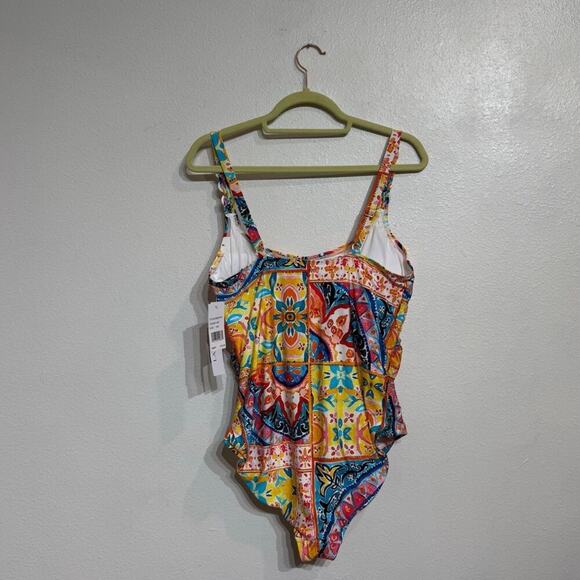 La Blanca Plus Soliel Lingerie One-Piece Swimsuit Sz 22W NWT - Picture 10 of 13